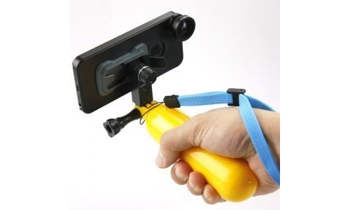 Poignée pour solfie et flotteur pour coques Armor-X coloris jaune et noir