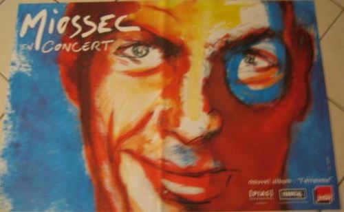 MIOSSEC - 70x100 cm - AFFICHE / POSTER