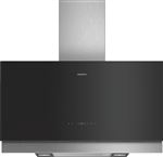 Siemens iQ500 LC97FQP60 - Hotte - hotte décorative - largeur : 89.2 cm - profondeur : 26.3 cm - extraction et recirculation (avec kit de recirculation supplémentaire) - avec moteur interne - noir
