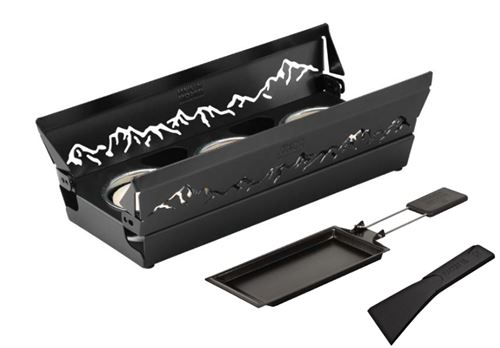 Kuhn rikon 32237 chauffe-plat raclette gril de table set, rouge