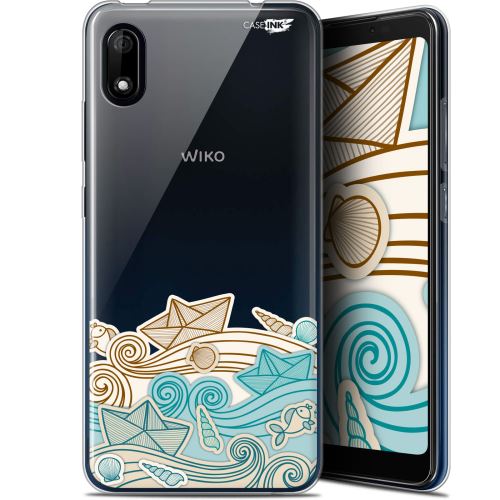 Coque Gel Wiko Y70 (5.99 ) Extra Fine - Bateau de Papier