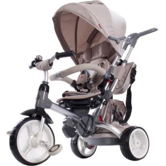 94 98 Sur Little Tiger Tricycle Enfant Velo Evolutif Multifonctionnel Siege Pivotant Tige Directionnelle Pare Soleil Beige Tricycles Achat Prix Fnac