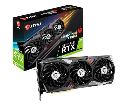 Carte Graphique GeForce RTX 3070 MSI RTX 3070 GAMING X TRIO 8G