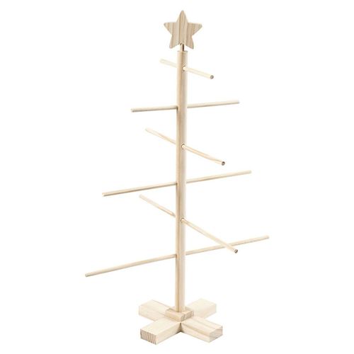 Sapin de Noël en bois pour enfants, 60cm
