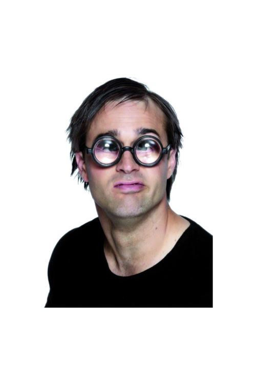 Lunettes Loupe Grossit Les Yeux - Noir - Taille Unique