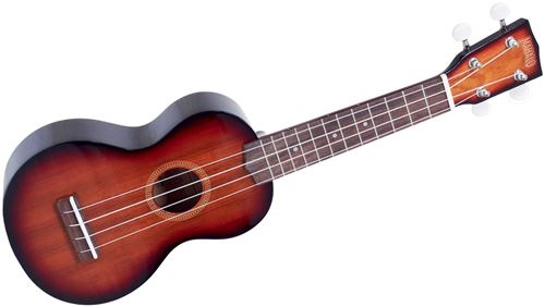Mahalo Java MJ1-3TS - Ukulele Soprano sunburst brillant + housse