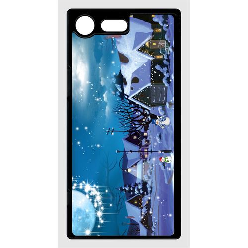 Coque Sony Xperia Xz Premium Village Sous La Neige
