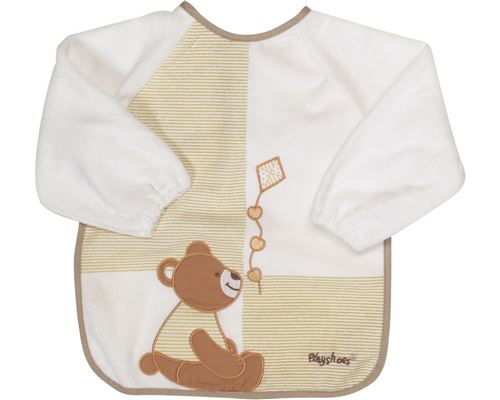 Playshoes bavoir à manches - motif ours