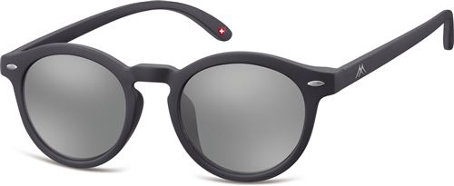 Montana lunettes de soleil unisexe miroir lentille noir mat (MS28)