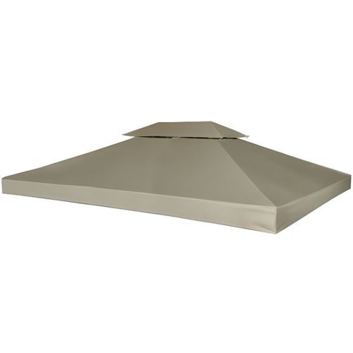 VidaXL - Partyzelt ersatzdach gewebe, One Size, Beige