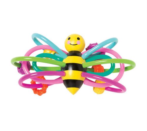 Manhattan Toy hochet Zoo Bee avec anneaux de dentition junior 15,2 cm