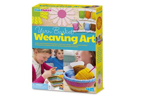 4M kit de bricolage tisse ton propre panier junior