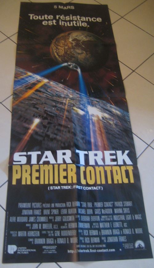 Star Trek premier contact AFFICHE CINEMA ORIGINALE État correct - N/A reconditionné disponible sur Fnac