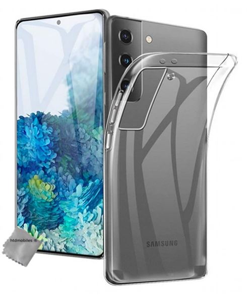 Coque silicone gel fine pour Samsung Galaxy S21 Plus 5G - TPU TRANSPARENT -htdmobiles