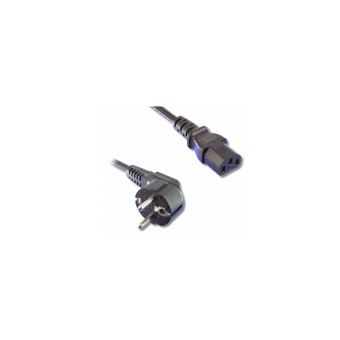 Câble Alimentation Schuko tripolaire PC / PS3 Fat...- 2m - Noir (SANS