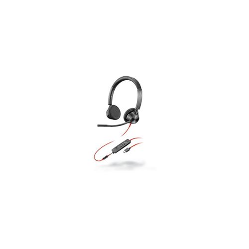 Poly 3325 Casque Avec Fil Arceau Appels/musique Usb Type-c Noir