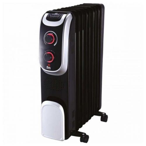 Radiateur à Huile (9 modules) Grupo FM RL-20 2000W Noir