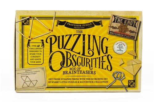 Puzzling Obscurities Matchbox Puzzle Professor Puzzle MB3216