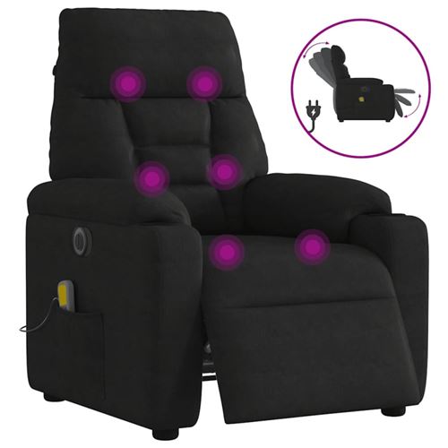 Vidaxl Noir Fauteuil Massage - Image 2
