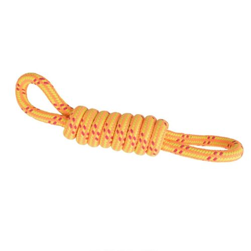 Jouet pour Chien Corde Nœud 2 Poignées 36cm Orange