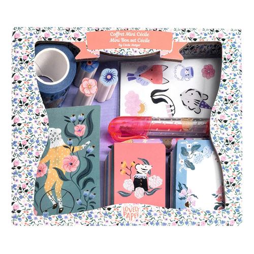 Coffret papeterie : mini Cécile
