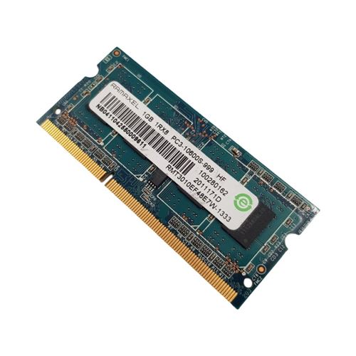 Barrette Mémoire 1Go Ram Ddr3 Ramaxel Rmt3010Ef48E7W-1333 So-Dimm Pc3-10600S 1333Mhz 1Rx8