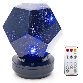 Projecteur de veilleuse Galaxy Star HAOBUY Musique Bluetooth Télécommande rechargeable - 1