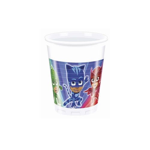 8 gobelets carton - pj masks - Coloris : Jaune193753