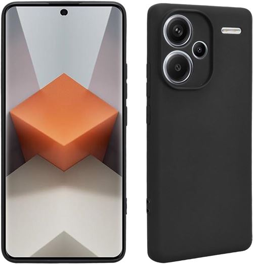 Coque protection pour Xiaomi Redmi Note 13 Pro Plus 5G / Redmi Note 13 Pro+ 5G tpu souple noire Antichoc XEPTIO