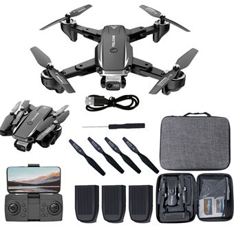 10€ sur GPS Drone S7 pour adultes 4K Pro Dual Caméra pliable Vidéo Vidéo  Live Dronçon RC Aircrafts à quadcoptère avec une mise à niveau de la  configuration noire - Drone Photo