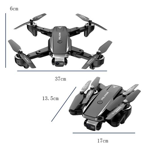 10€ sur GPS Drone S7 pour adultes 4K Pro Dual Caméra pliable Vidéo Vidéo  Live Dronçon RC Aircrafts à quadcoptère avec une mise à niveau de la  configuration noire - Drone Photo Vidéo - Achat & prix