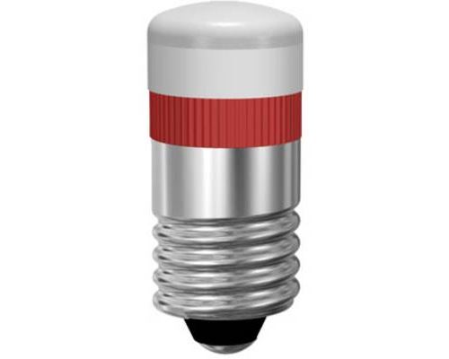 Signal Construct Ampoule LED E10 rouge 24 V DC/AC