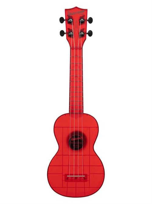 Kala KA-WMT-RD-S - Waterman, ukulélé soprano - Maritime Red Transparent
