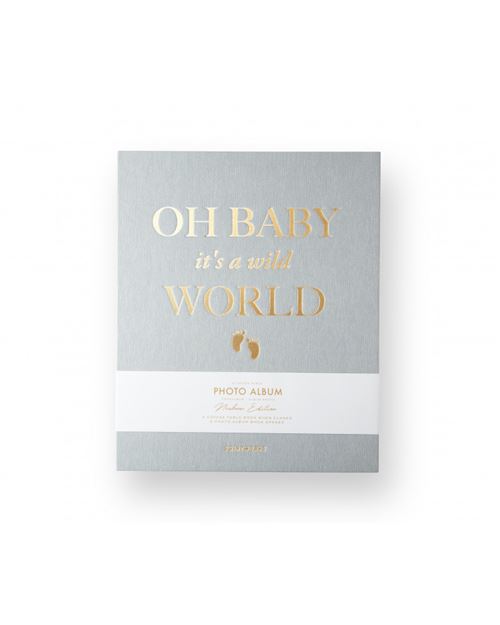 Album Photo Baby it's a Wild World Printworks Gris