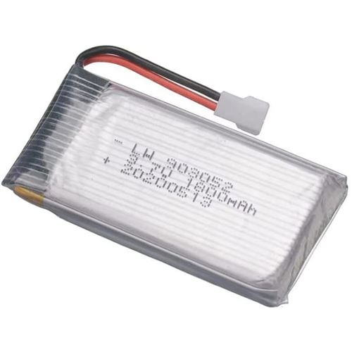 Batterie LiPo Rechargeable 3.7V 1800mAh pour Drones Compatible avec KY601S SYMA Série X5 M18 Longue Durée pour Quadricoptères, Argent