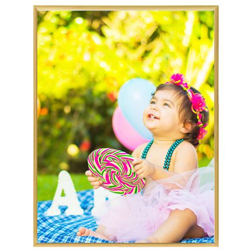 vidaXL Collage de cadres photo 5 pcs de mur table Doré 20x25 cm MDF