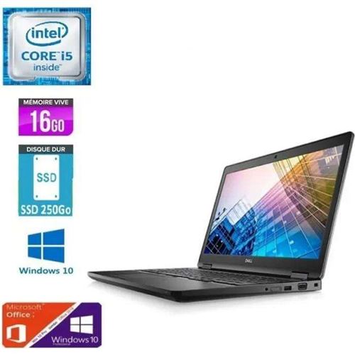 PC Portable Dell RAM 16 Go Latitude 5590 15.6 pouces stockage 256 Go État correct -  reconditionné disponible sur Fnac