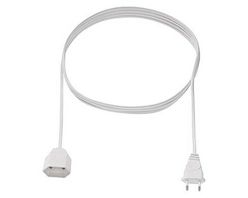 Bachmann 233.186 alimentation Rallonge 2.5 A noir 5.00 m H03VVH2-F 2X 0,75 mm²