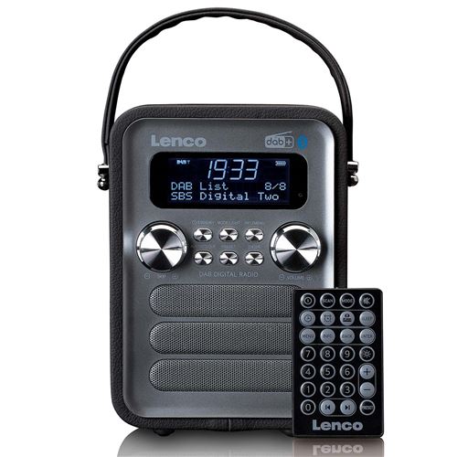Lenco Pdr-051 Dab/fm Radio Argent&eacute; One Size / EU Plug