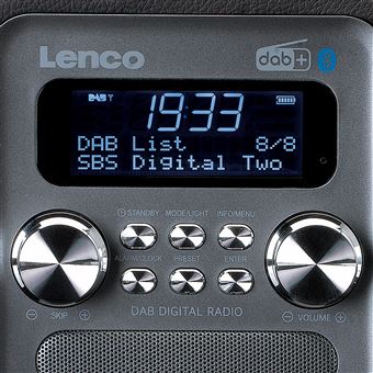 Radio portable DAB+ avec Bluetooth®