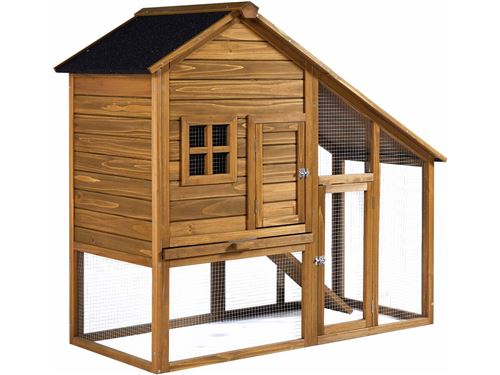 Comparer les prix de Poulailler en bois Lily avec pondoir - Marron