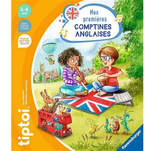 Livre Interactif Tiptoi - Mes Premières Comptines Anglaises Ravensburger