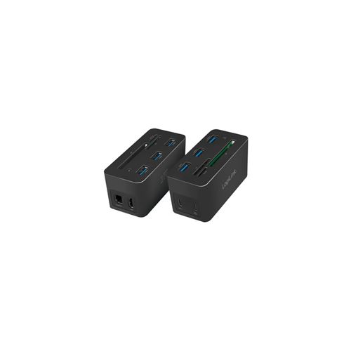 LogiLink Mini station d'accueil USB 3.2 (Gen 1), 10 ports