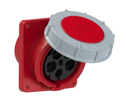 Non Communiqué Rouge/Gris Prise Femelle Cee 125 A 5 Pôles Pce Power Twist 445-6 400 V