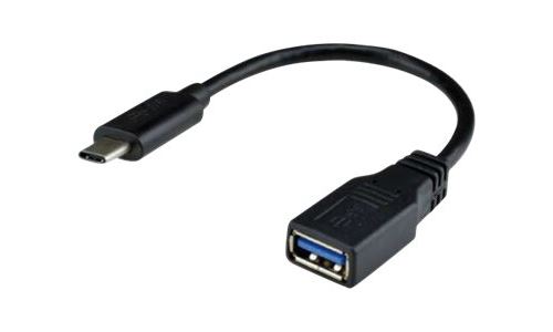 DLH - Adaptateur USB - 24 pin USB-C (M) pour USB type A (F) - USB 3.1 Gen 1 - noir