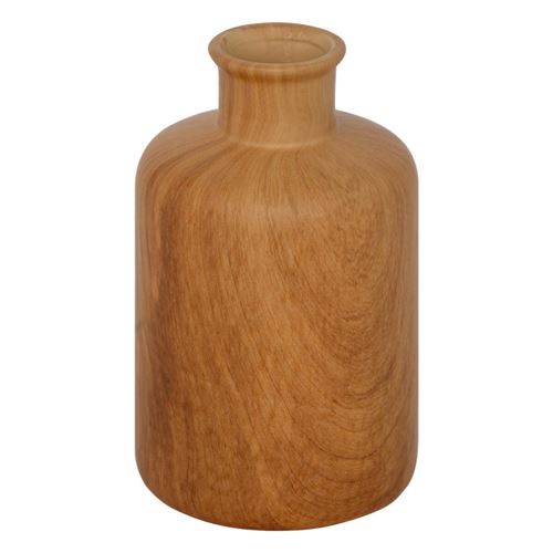 Non Communiqué Marron Atmosphera Créateur D'intérieur - Vase Déco Effet Bois "Soa" 17Cm