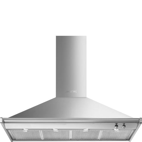  Hotte d&eacute;corative murale pyramidale Smeg KD120HXE inox 120 cm 