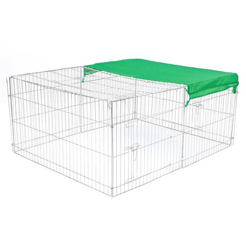 Meilleurs prix pour @Pet Enclos extérieur pour animaux Castle 144x112x60 cm Métal