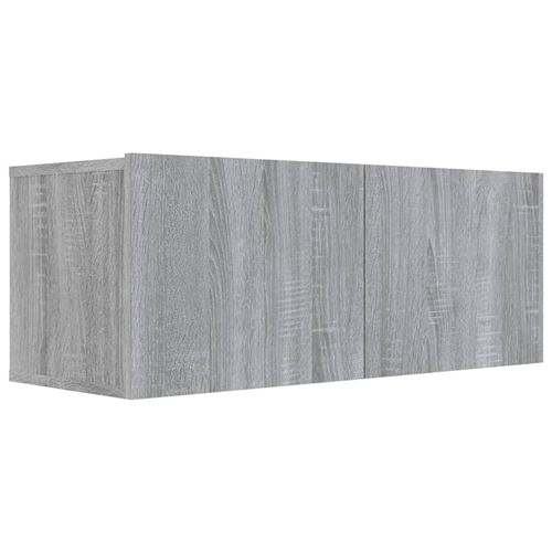 Vidaxl Gris Ensemble De Meubles Tv 6 Pcs Sonoma Bois D'ingénierie - Image 2