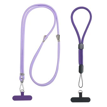 Cordon De Téléphone Portable Universel, Lanière Ajustable De Téléphone Avec 2 Patchs, Pour Cou Et Poignet, Compatible Avec Tous Les Smartphones Et La